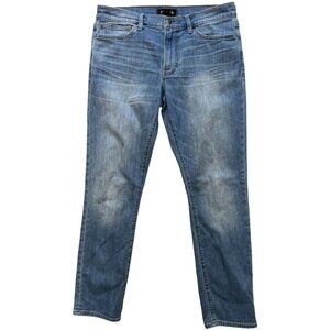 Madewell Men's Relaxed Skinny Jeans Stretch Denim Size 33x32 Blue Medium Wash